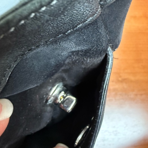 Coach Signature Stripe Mixed Media Medium Tote F11529 Shoulder HandbagAuthentic - Picture 7 of 12